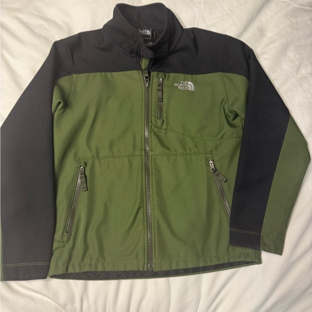 The North Face Youth Green and Black Jacket